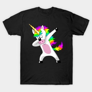 Dabbing Unicorn Dab Cute Summer T-Shirt